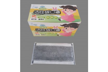 P17 防塵活性碳口罩-扁帶(心象森林)